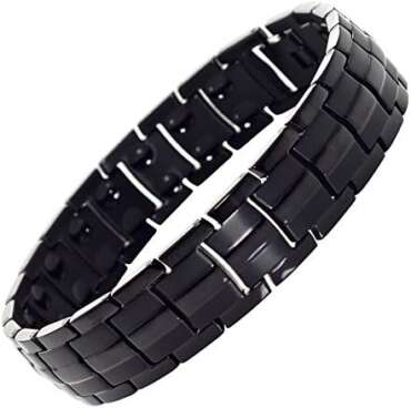 Black Titanium Magnetic Bracelet