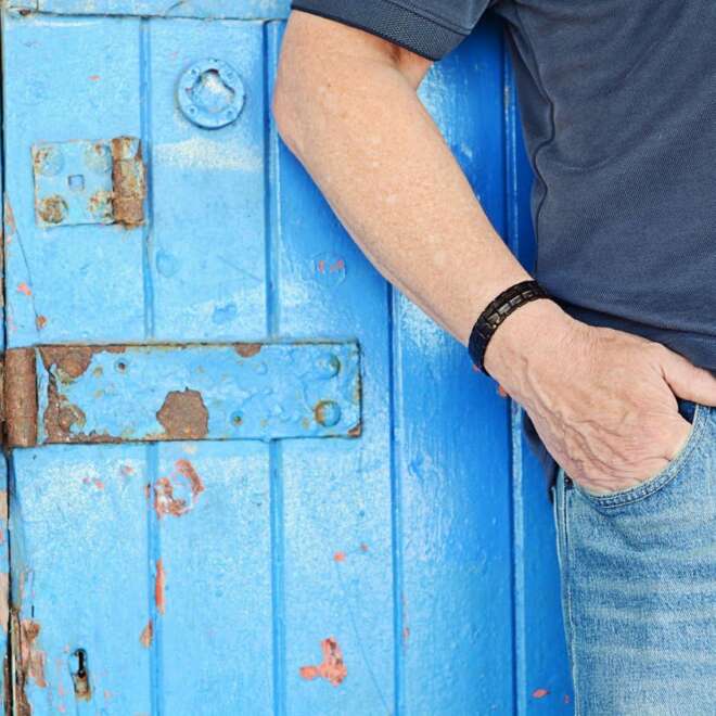 Black Titanium Magnetic Bracelet