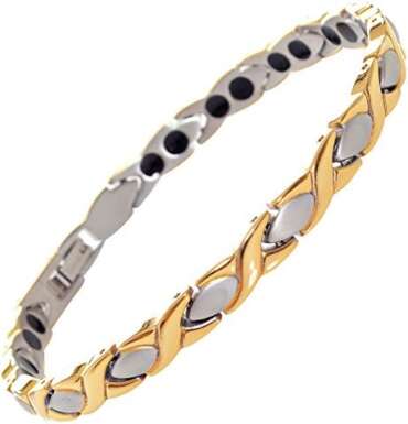 Silver & Gold Titanium Bracelet