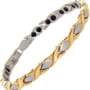 Silver & Gold Titanium Bracelet