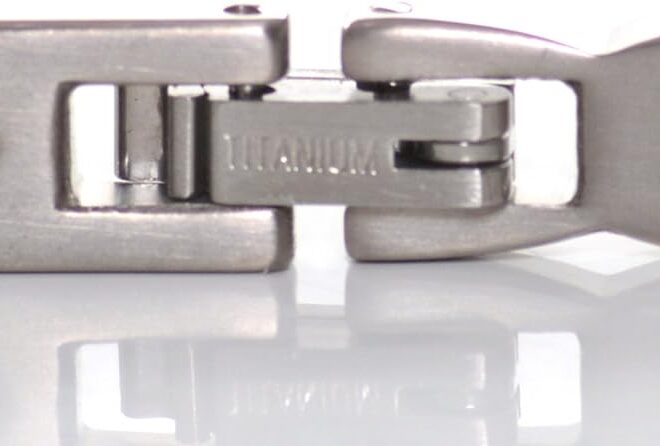 Inside of a hugs and kisses magnetic bracelet